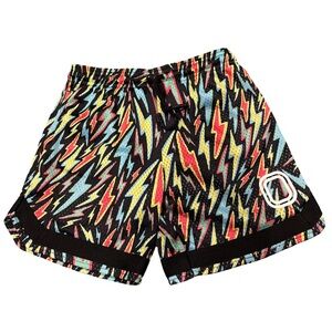 Overtime vibrant Lightning shorts boys size Large